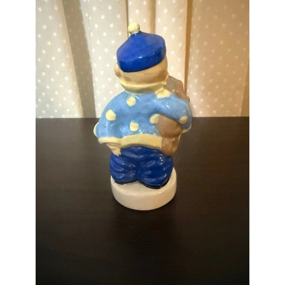 Ceramic Asian Figurine Chinese Boy & Puppy Dog Wong 5